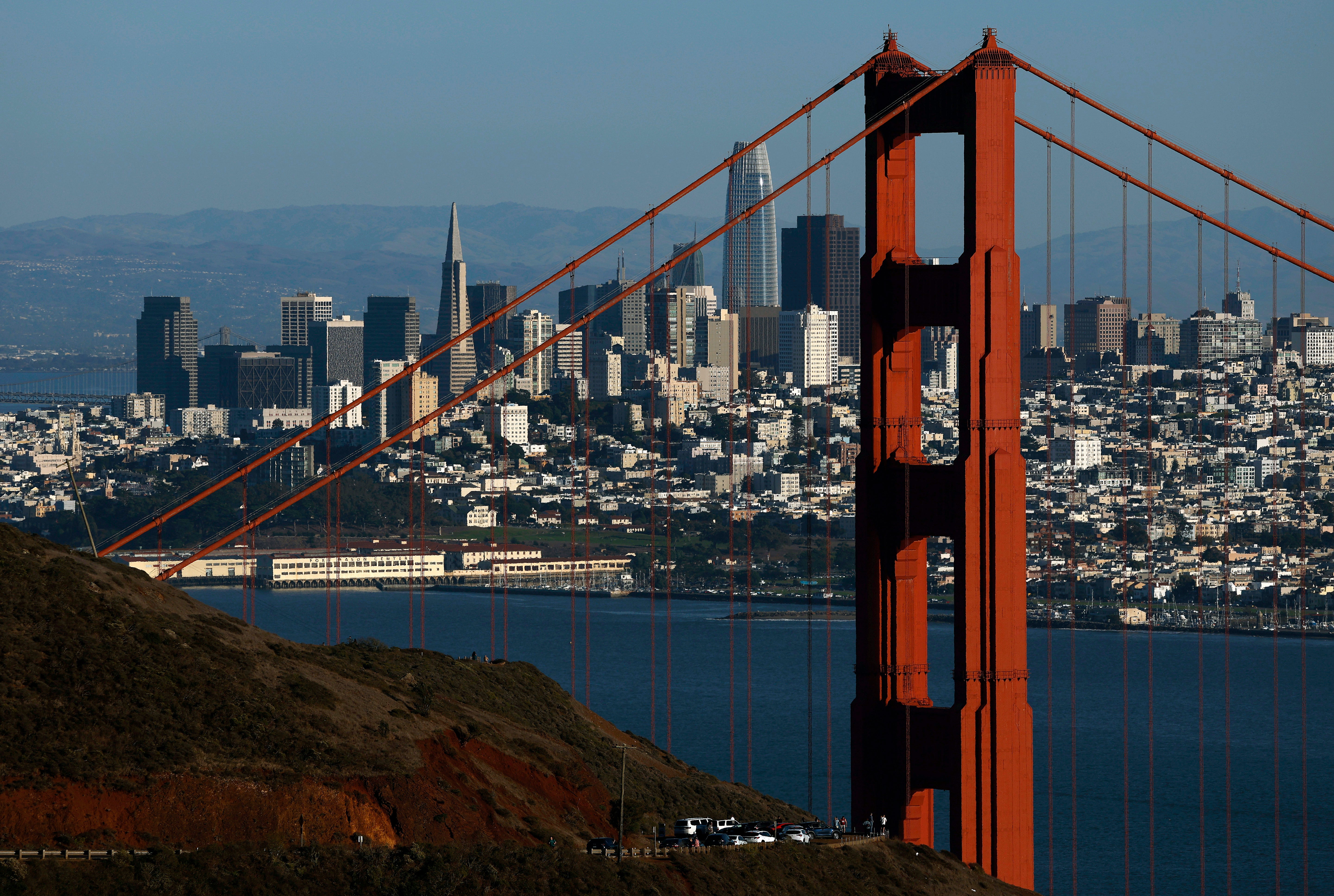 Four men were shot while trying to intervene in an altercation between a man and woman in San Francisco
