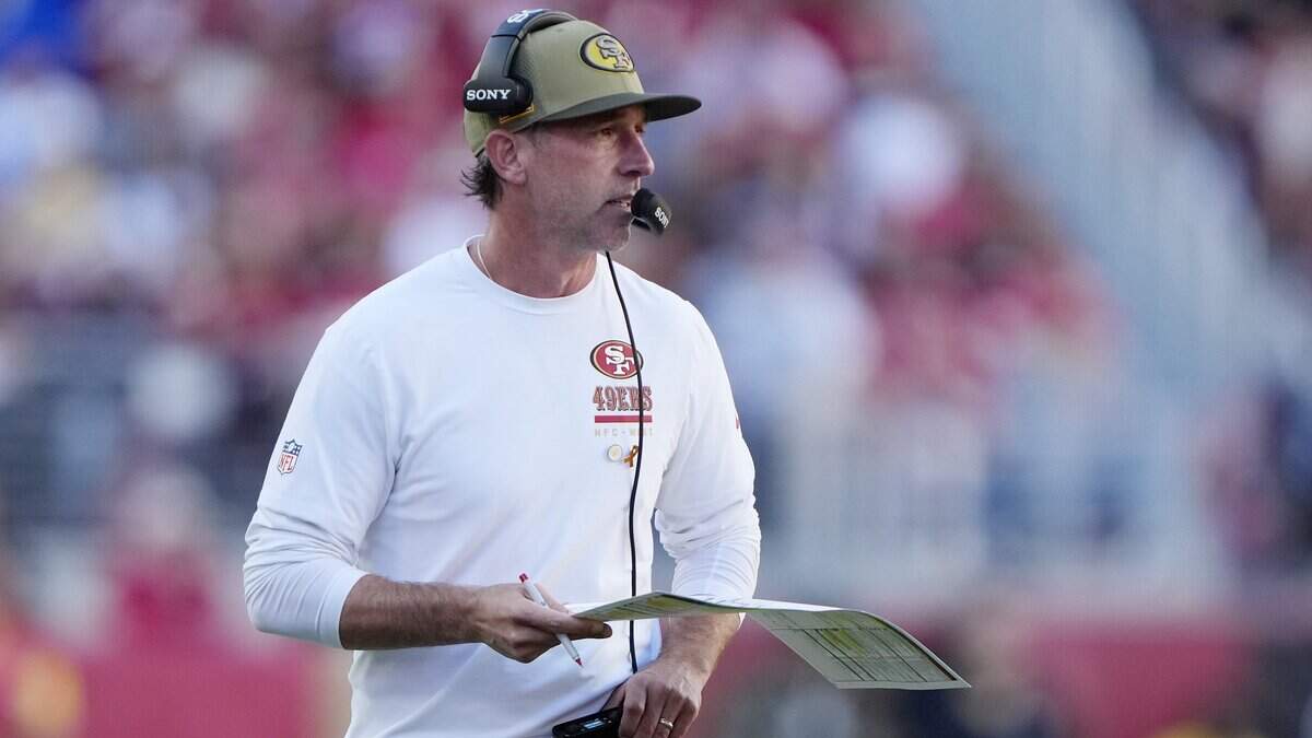 49ers coach Kyle Shanahan injured in vehicle crash, team says