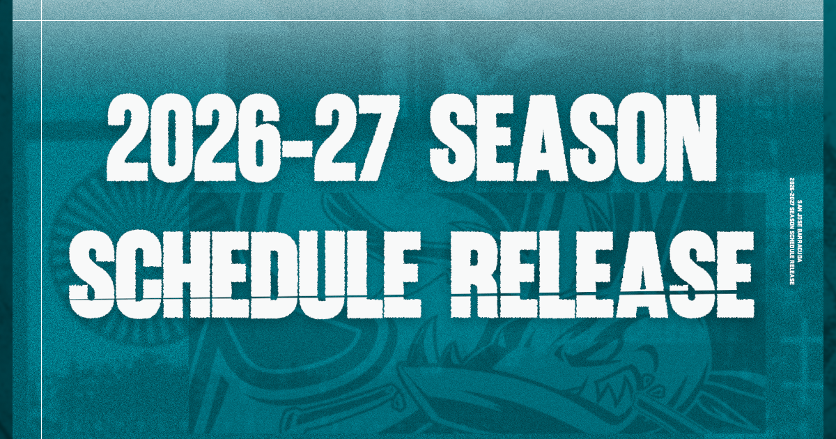 San Jose Barracuda | SAN JOSE BARRACUDA ANNOUNCE 2026-27 REGULAR…