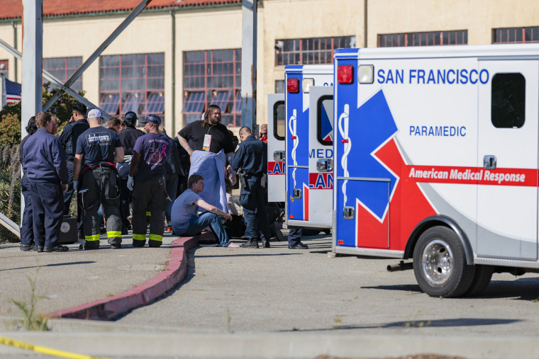 People involved in accident.