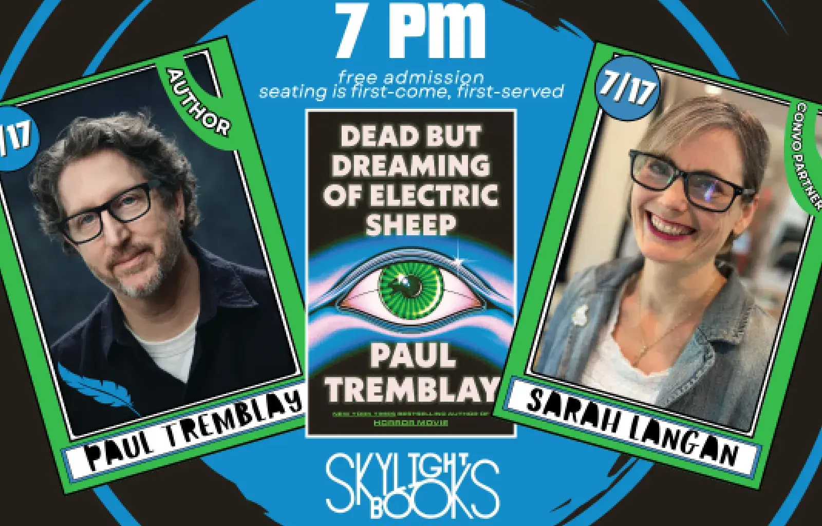 Paul Tremblay w/ Sarah Langan, "Dead but Dreaming of Electric Sheep