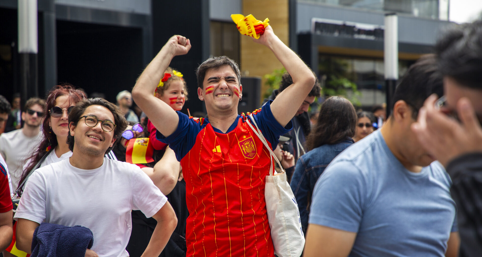 Bay Area Soccer Fans Celebrate Spain's World Cup Win