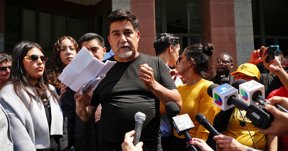 Justice Dept. moves to drop charge against California labor leader arrested during immigration protest