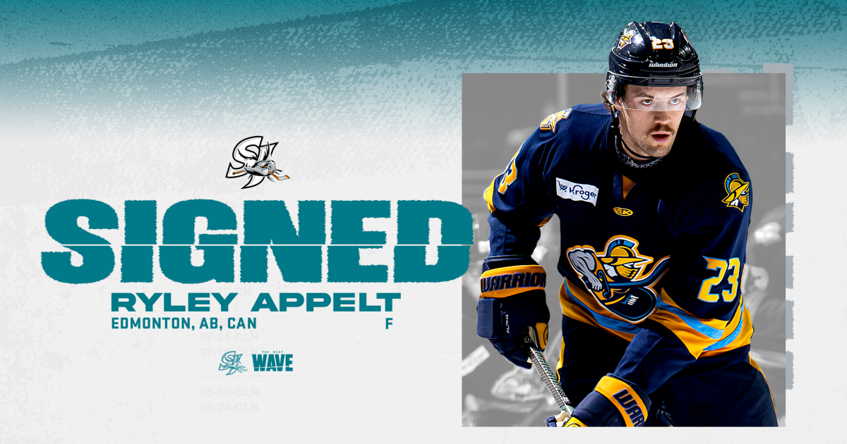 San Jose Barracuda | BARRACUDA SIGN FORWARD RYLEY APPELT
