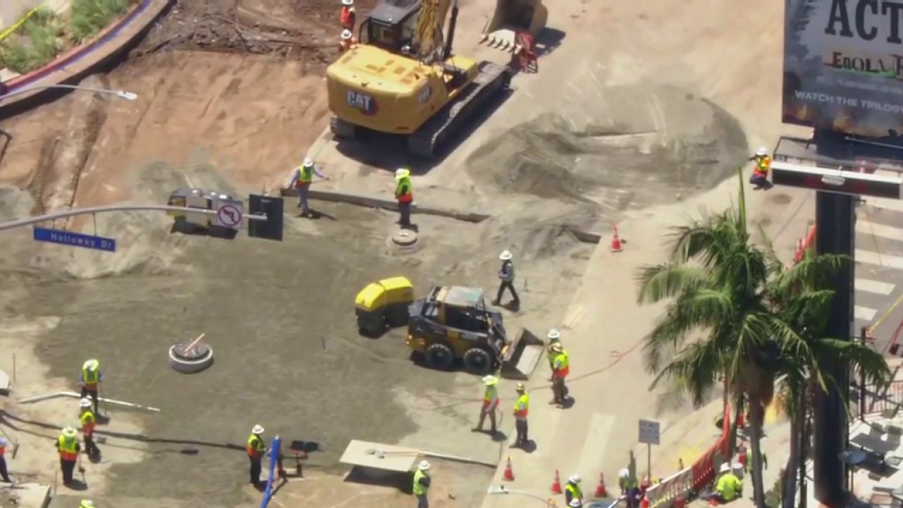 PREVIOUS COVERAGE: Crews move closer to reopening Sunset Blvd. in Weho