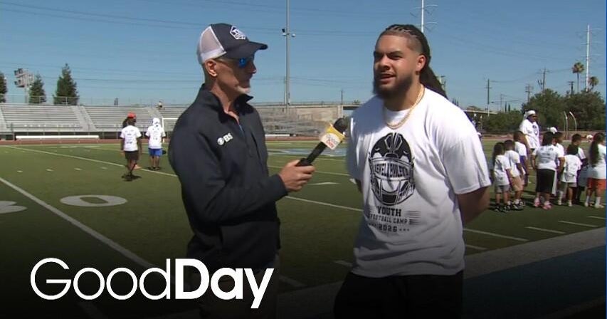 We're checking out a free youth football camp!