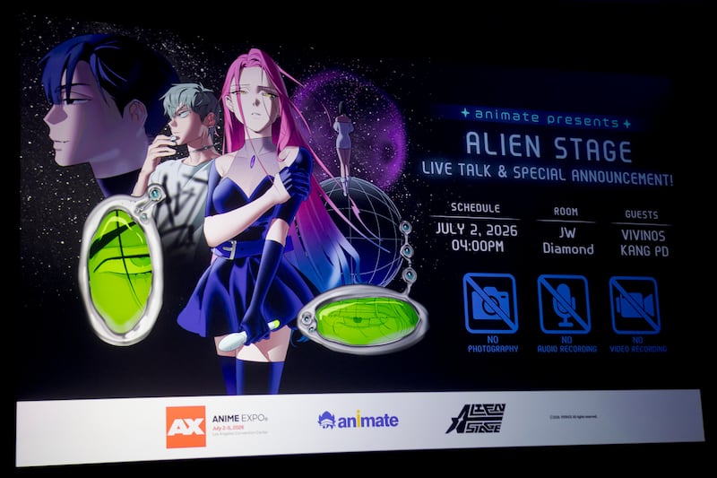 Panel at a convention