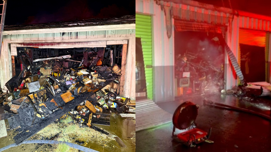 Sacramento firefighters battle two separate structure fires, no injuries reported
