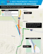 July 13-17: Overnight Lane Reductions Along I-405 Through Sepulveda Pass