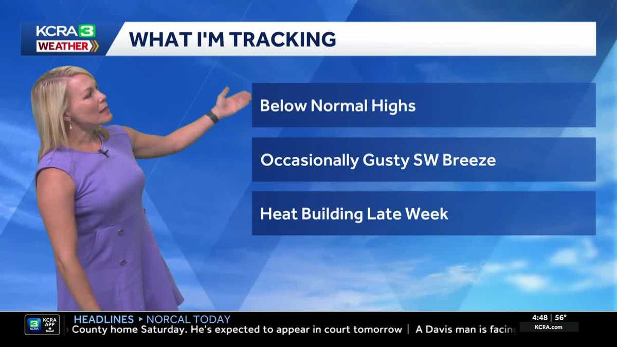 Northern California Monday forecast | Below-average temperatures linger