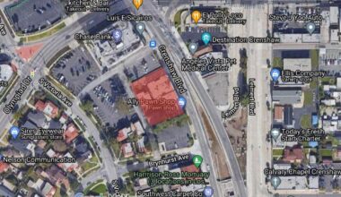Workforce housing for Metro employees could rise at 4421 S. Crenshaw Blvd.