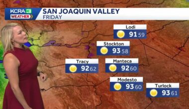 Northern California forecast for the Fourth of July weekend