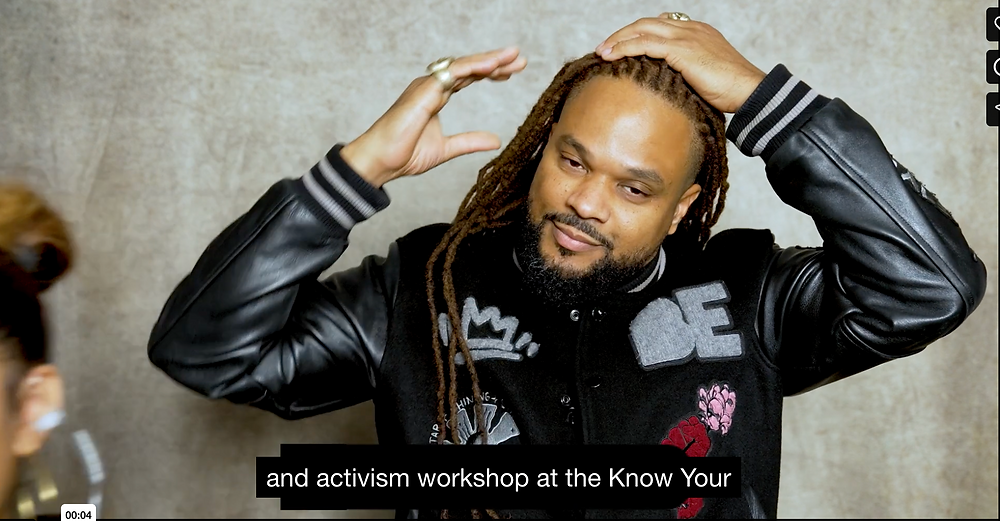 Brandan “BMike” Odoms Inspires Youth at Know Your Rights Camp Oakland To Use Art As Resistance