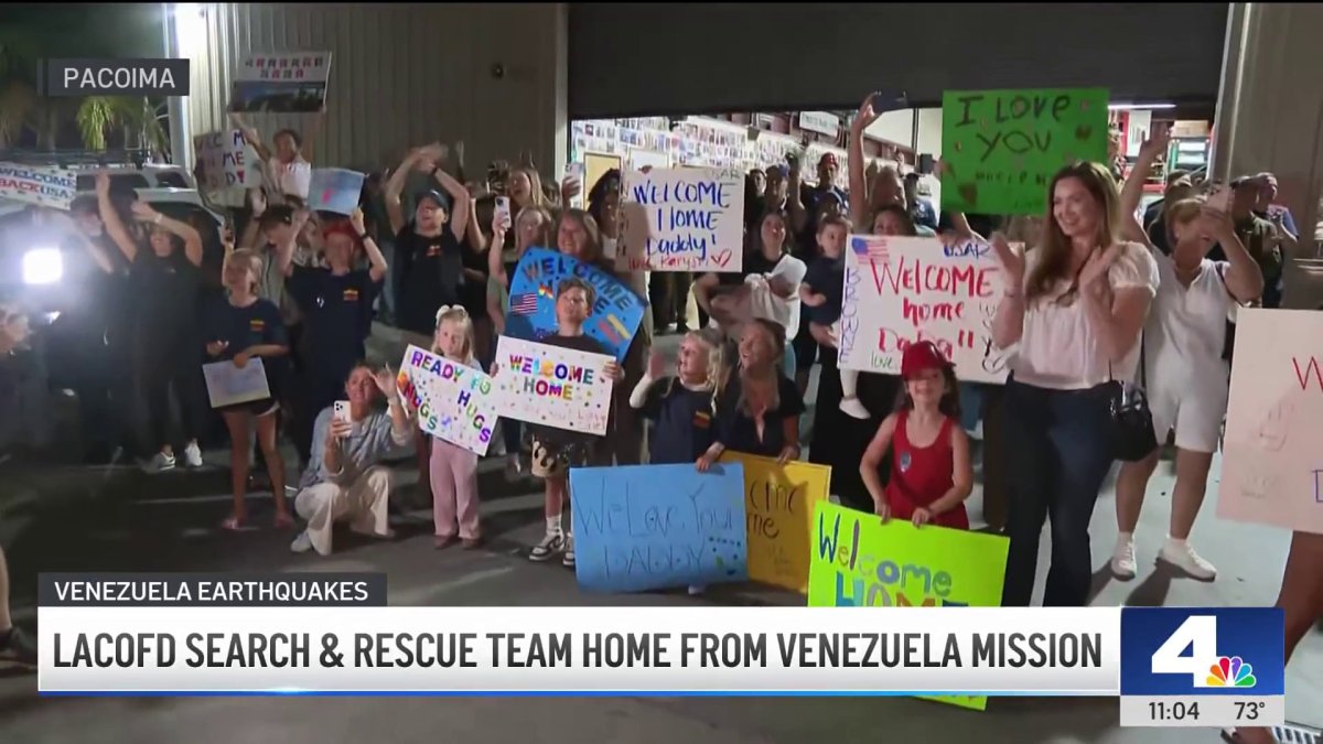 LA County firefighters return from Venezuela search and rescue mission – NBC Los Angeles