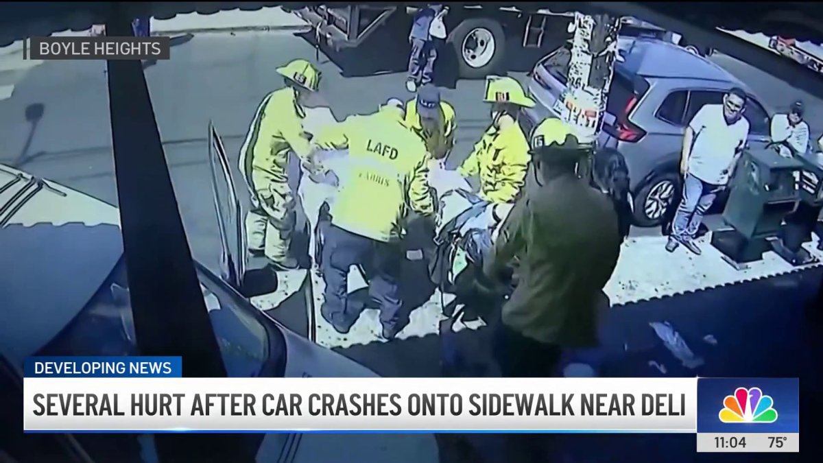 Witness recalls driver strike restaurant patrons after Boyle Heights crash – NBC Los Angeles