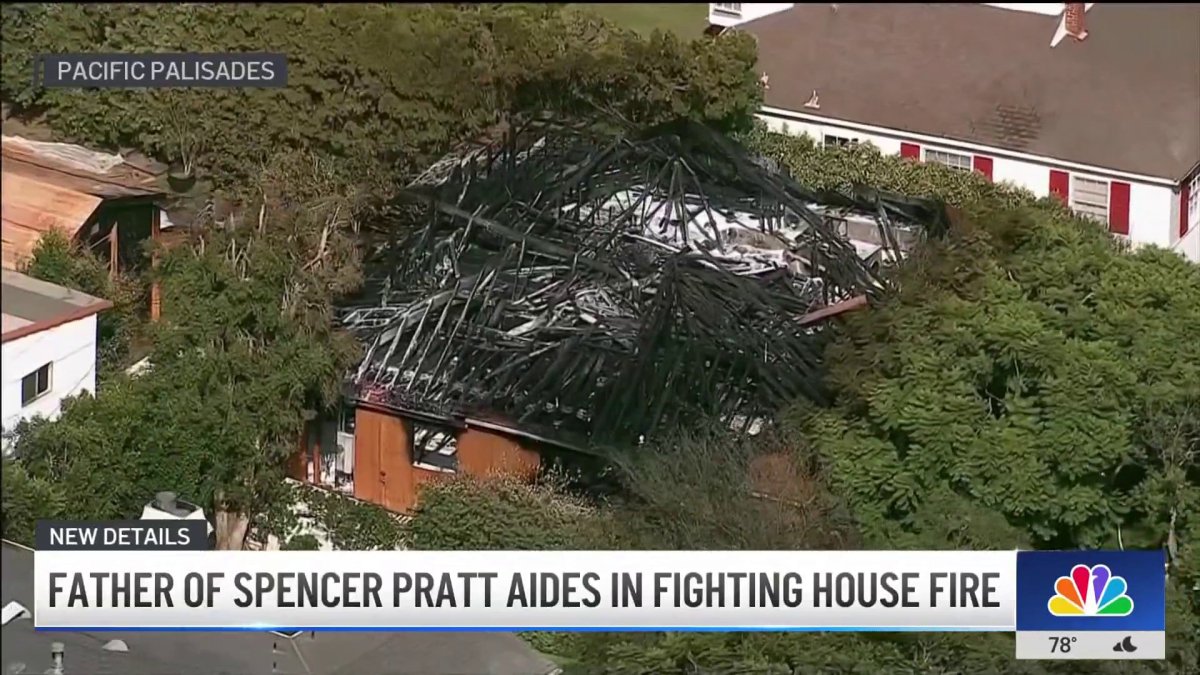 Spencer Pratt’s father hosed down house fire in Pacific Palisades – NBC Los Angeles
