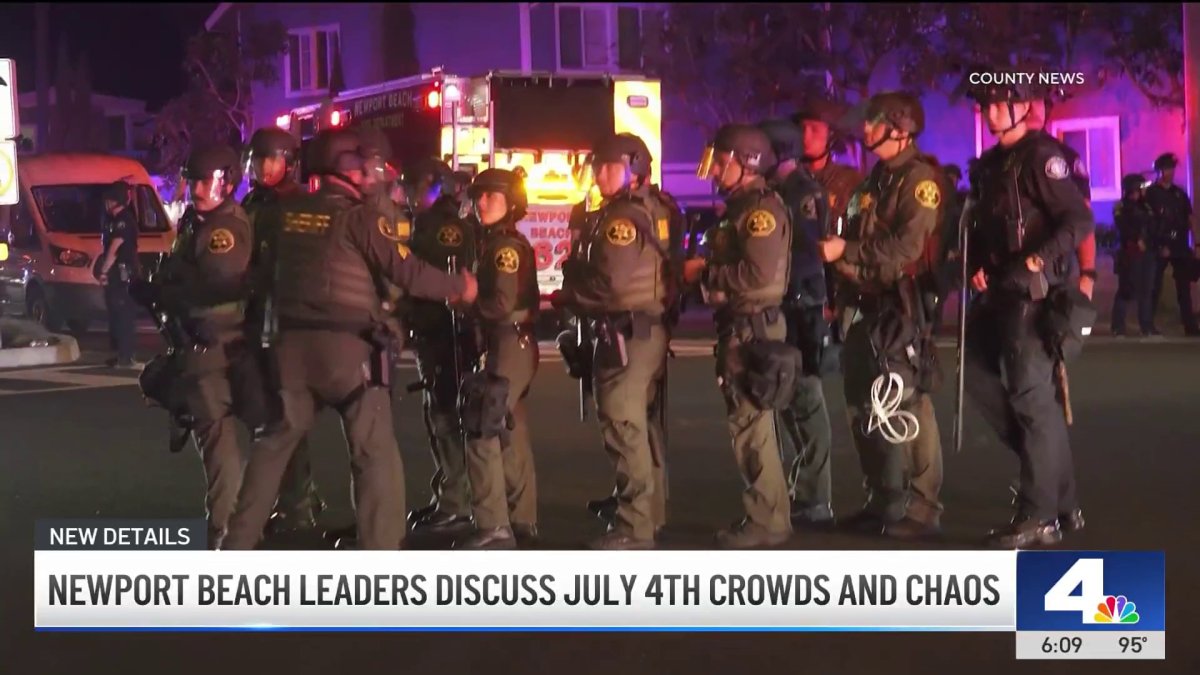 Newport Beach discussing ideas to prevent chaos and ‘takeovers’ – NBC Los Angeles