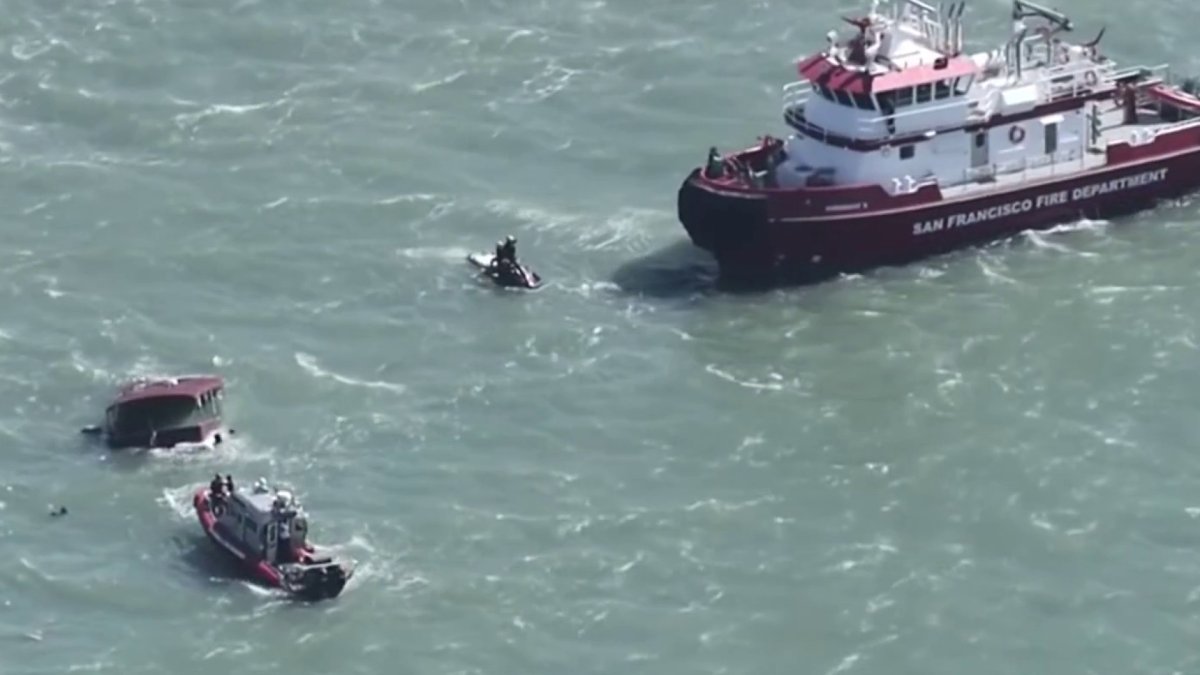 Nearby captains rush to help sinking boat in San Francisco Bay – NBC Bay Area