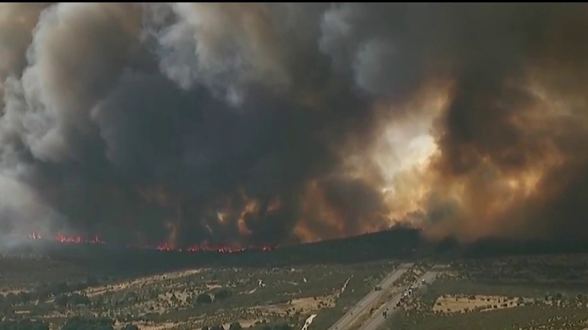 Evacuations underway as Boulevard brush fire closes both sides of I-8 – NBC 7 San Diego