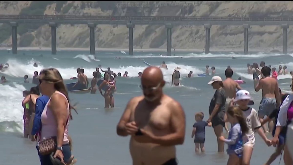 Warm ocean water draws beach crowds as scientists track rising sea-surface temperatures – NBC 7 San Diego