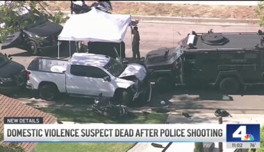Domestic violence suspect dead after police shooting in Simi Valley – NBC Los Angeles