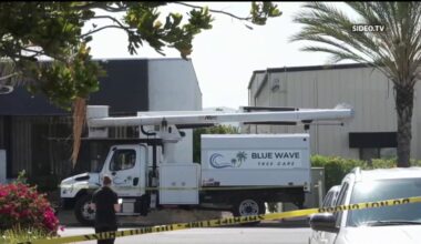 Suspect who allegedly tried to steal tree-trimming truck in San Marcos dies – NBC 7 San Diego