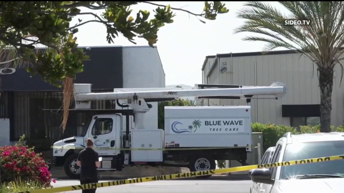 Suspect who allegedly tried to steal tree-trimming truck in San Marcos dies – NBC 7 San Diego