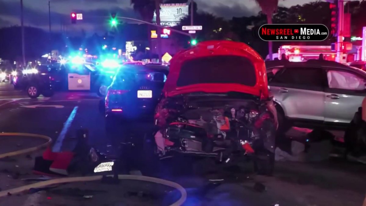 Pacific Beach 9-car pileup kills one, injures 3 others; driver arrested – NBC 7 San Diego