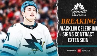 Macklin Celebrini signs five-year Sharks contract extension – NBC Sports Bay Area & California