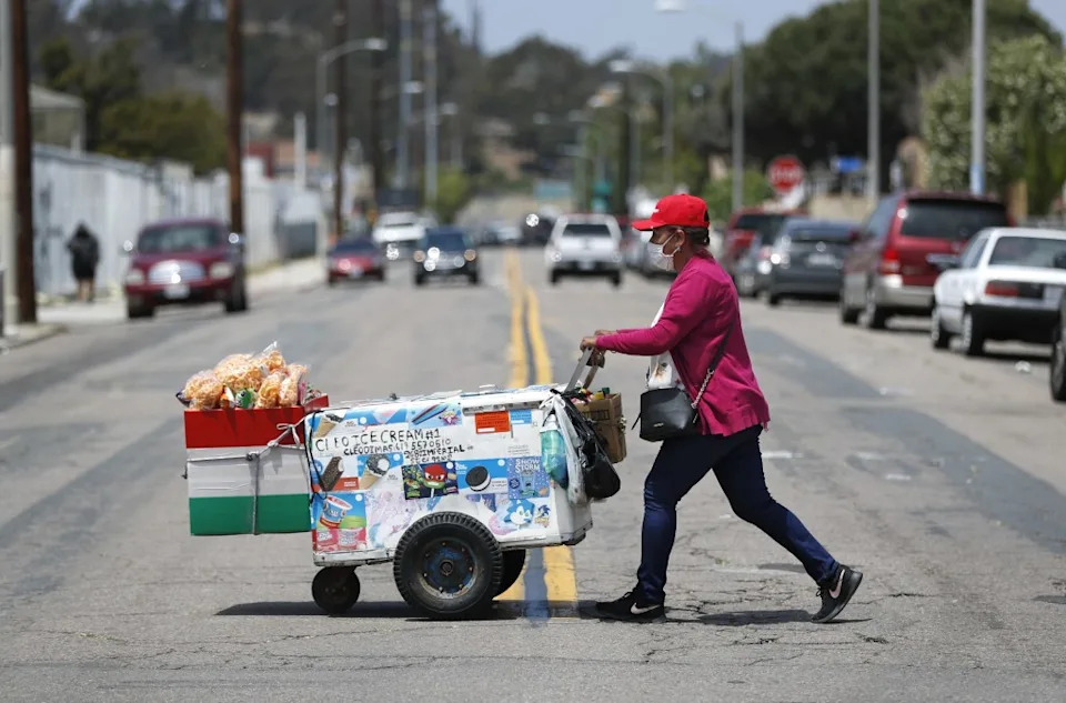 Popular tourist destinations like city beaches and Balboa Park are seeing a resurgence of street vendors. The San Diego Union-Tribune via Getty Images