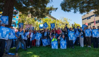 UPTE members rally with families and elected leaders to keep lifesaving care in Oakland — UPTE – University Professional & Technical Employees