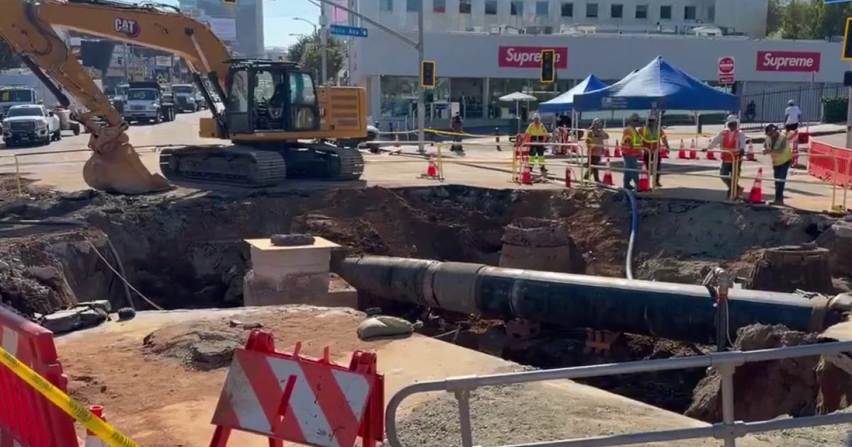 5 water main breaks in a week raising questions about Los Angeles' aging infrastructure