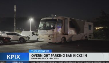 Checking in on night 2 of overnight parking ban at Pacifica's Linda Mar Beach