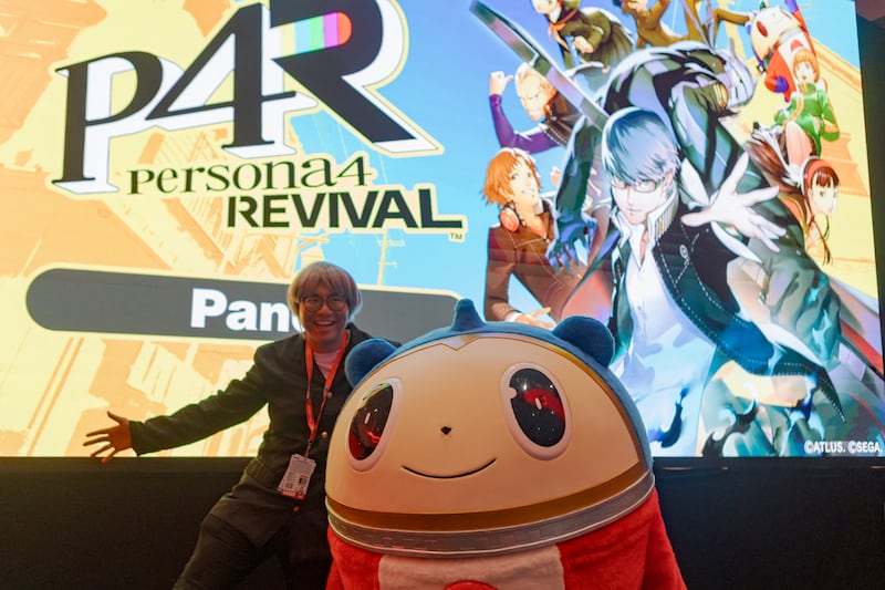 Photo opportunity before a panel