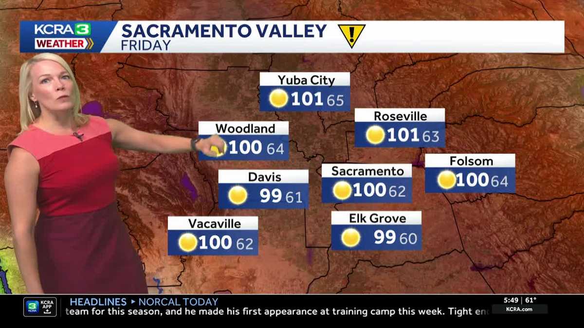 Northern California to see first heat wave of the summer