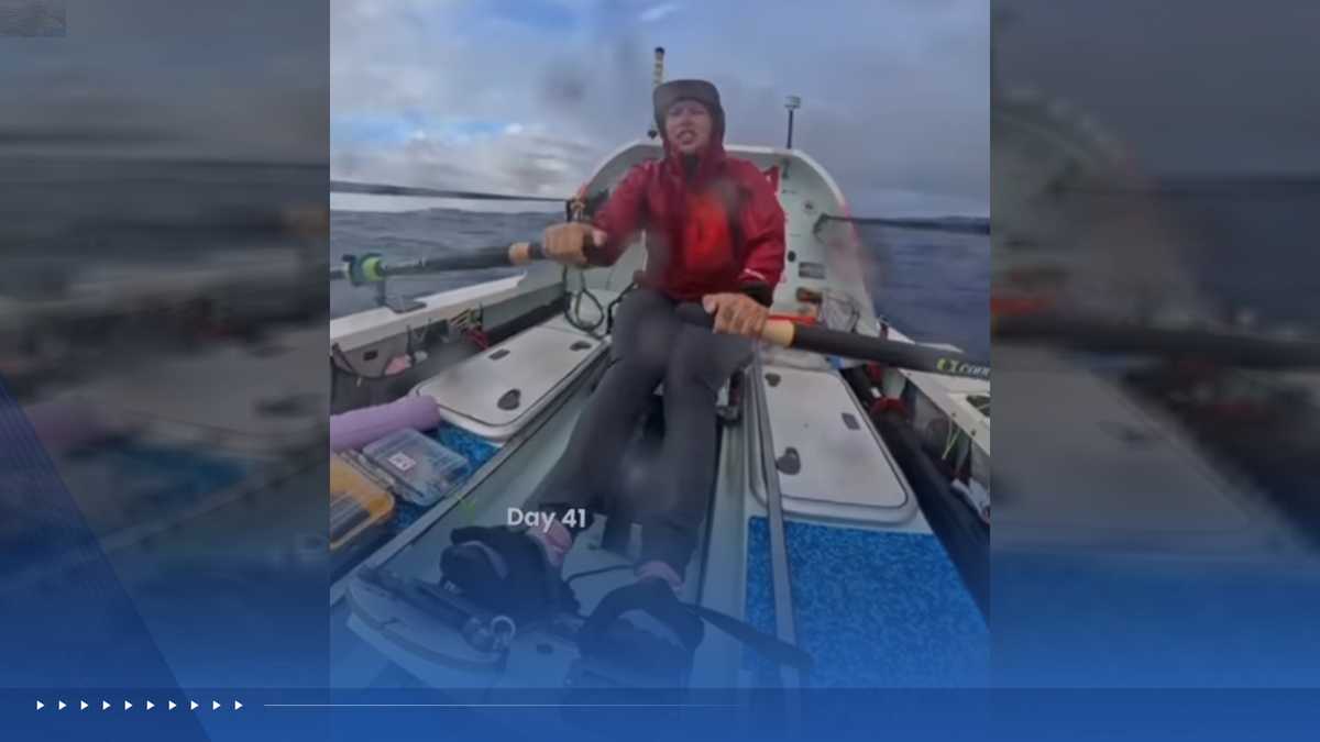 Kelsey Pfendler on track to break overall California-to-Hawaii rowing record