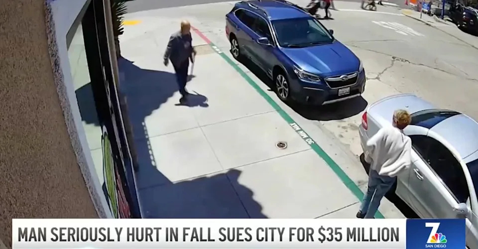 A 70-year-old man allegedly tripped over the base of a parking meter on May 11. Berman & Riedel LLP