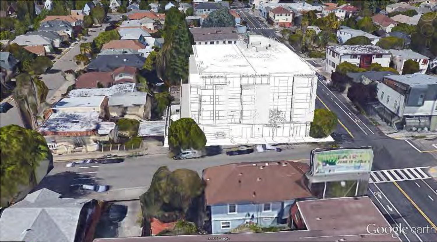 6501 Shattuck Avenue, illustration by Dinar & Associates