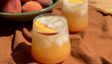 This peach elderflower spritz is a cocktail for Sacramento summers
