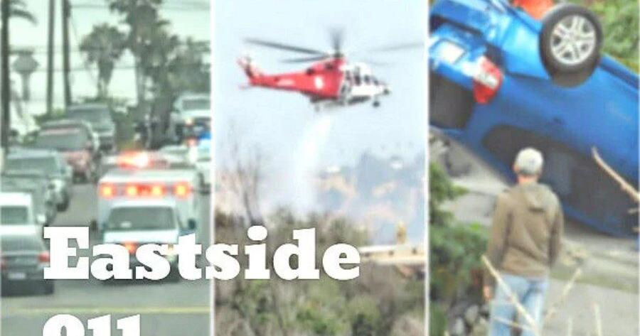 Injury in partial flip-over on 101 Freeway | Crashes