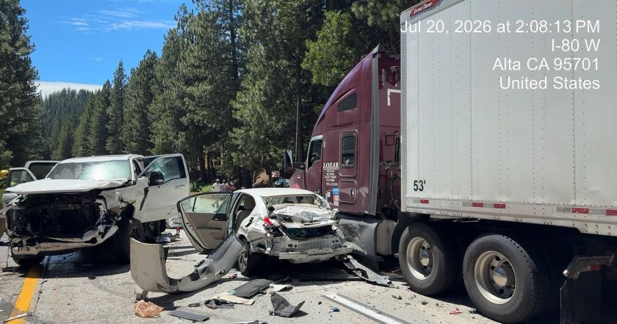 One lane on westbound I-80 reopens after multi-vehicle crash in Placer County | California News