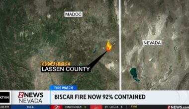 Biscar Fire now 92 percent contained | California News