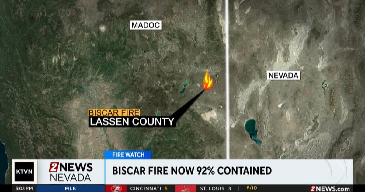 Biscar Fire now 92 percent contained | California News