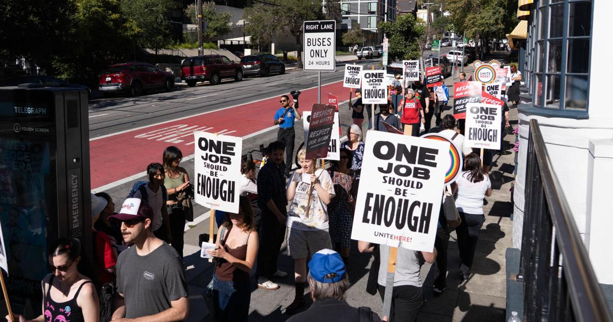 ‘Tired and overworked’: Berkeley Graduate hotel workers picket ahead of union vote | City
