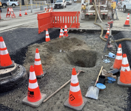 Paving Continues and Nears Completion on Sunset Blvd, Crews Work to Repair Pinhole Leak Identified Late Last Night – 8 AM July 23, 2026