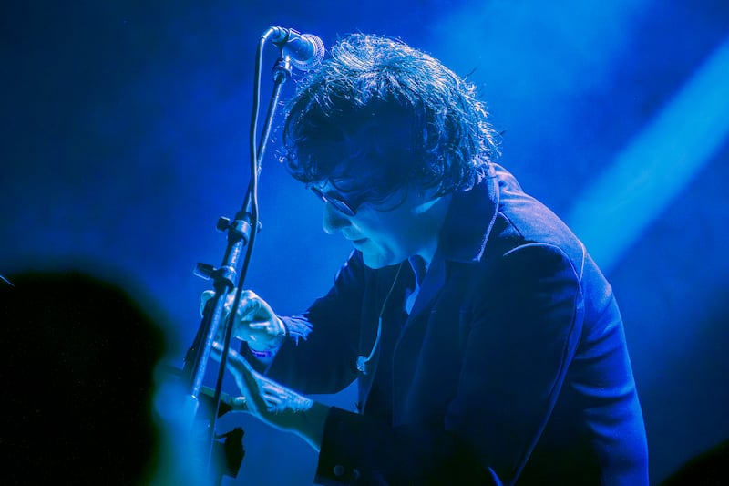 Person performing at a concert