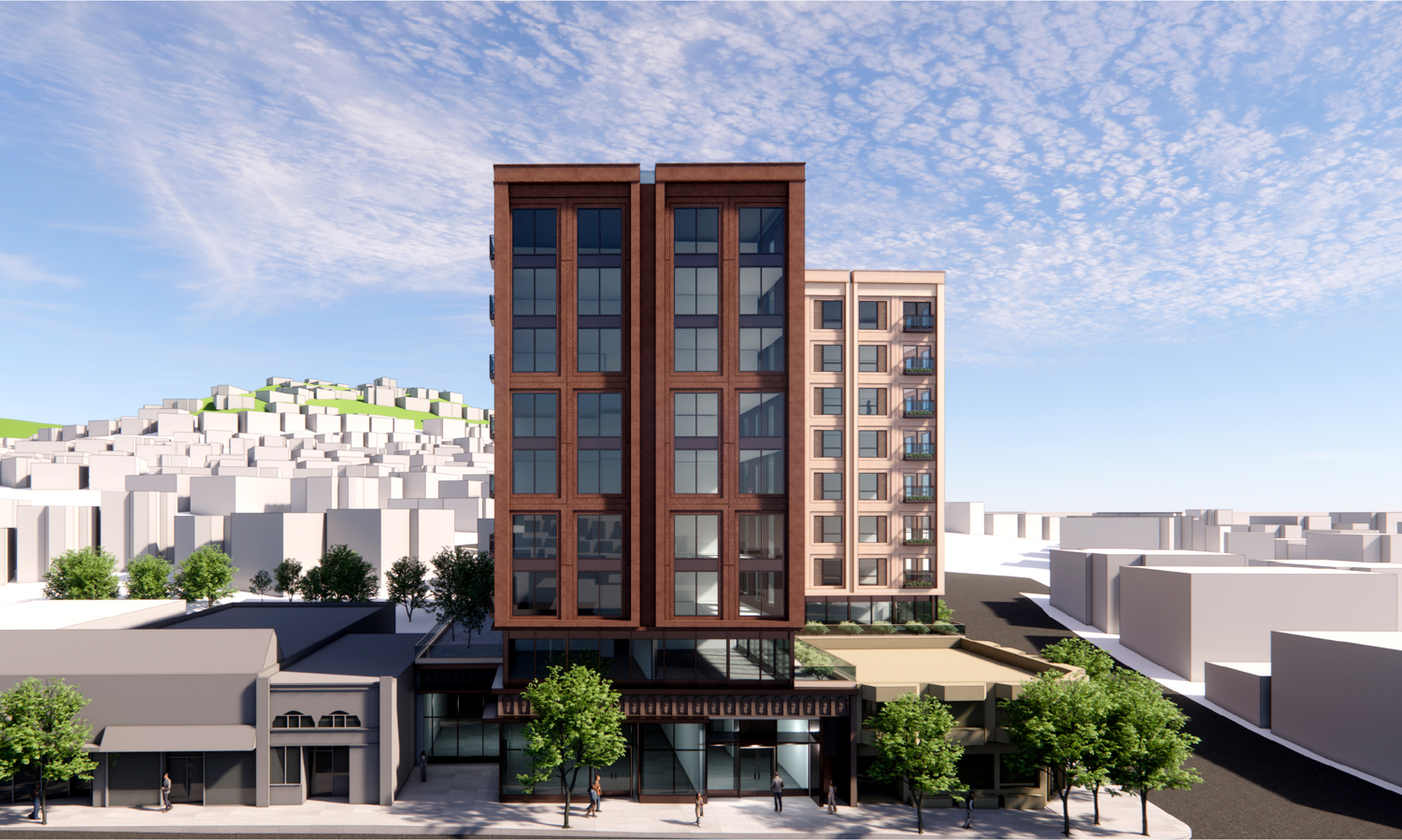 85 West Portal Avenue, rendering by Handel Architects