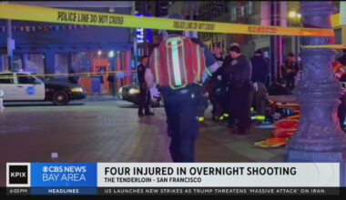 4 hurt in shooting San Francisco shooting in the Tenderloin – KION Central Coast