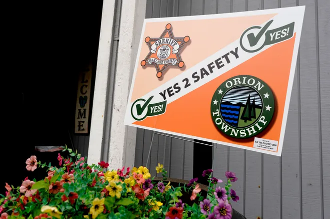 A vote yes on two, an Orion Township millage at Rick’s on the Lake on Thursday, July 16, 2026.
If the millage passes it will help the townships fire department.