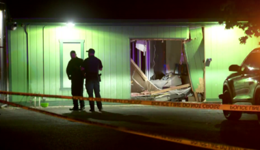 Vehicle drives into Sacramento cannabis cultivation facility